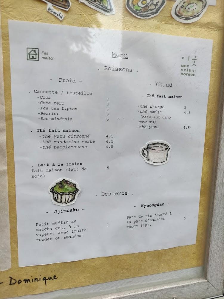 Mon Voisin Coréen - Menu Image 3